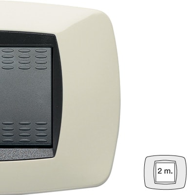 MASTER SRL - MST39TC282 MODO PLACCA 2 POSTI AVORIO