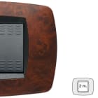 MASTER SRL - MST39TC432 MODO PLACCA 2 POSTI RADICA DI NOCE