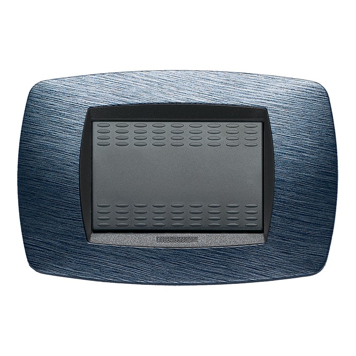 MASTER SRL - MST39TC523 MODO PLACCA 3 POSTI SATINATO BLU
