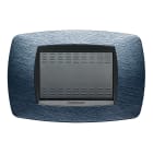 MASTER SRL - MST39TC523 MODO PLACCA 3 POSTI SATINATO BLU