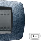 MASTER SRL - MST39TC524 MODO PLACCA 4 POSTI SATINATO BLU