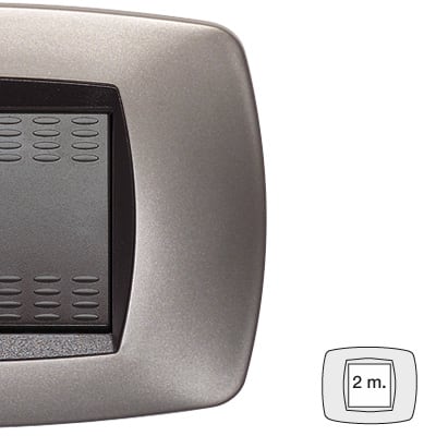 MASTER SRL - MST39TC552 MODO PLACCA 2 POSTI BRONZO OPACO