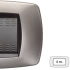 MASTER SRL - MST39TC554 MODO PLACCA 4 POSTI BRONZO OPACO