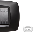 MASTER SRL - MST39TC814 MODO PLACCA 4 POSTI NERO OPACO