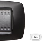 MASTER SRL - MST39TC814 MODO PLACCA 4 POSTI NERO OPACO