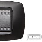 MASTER SRL - MST39TC817 MODO PLACCA 7 POSTI NERO OPACO