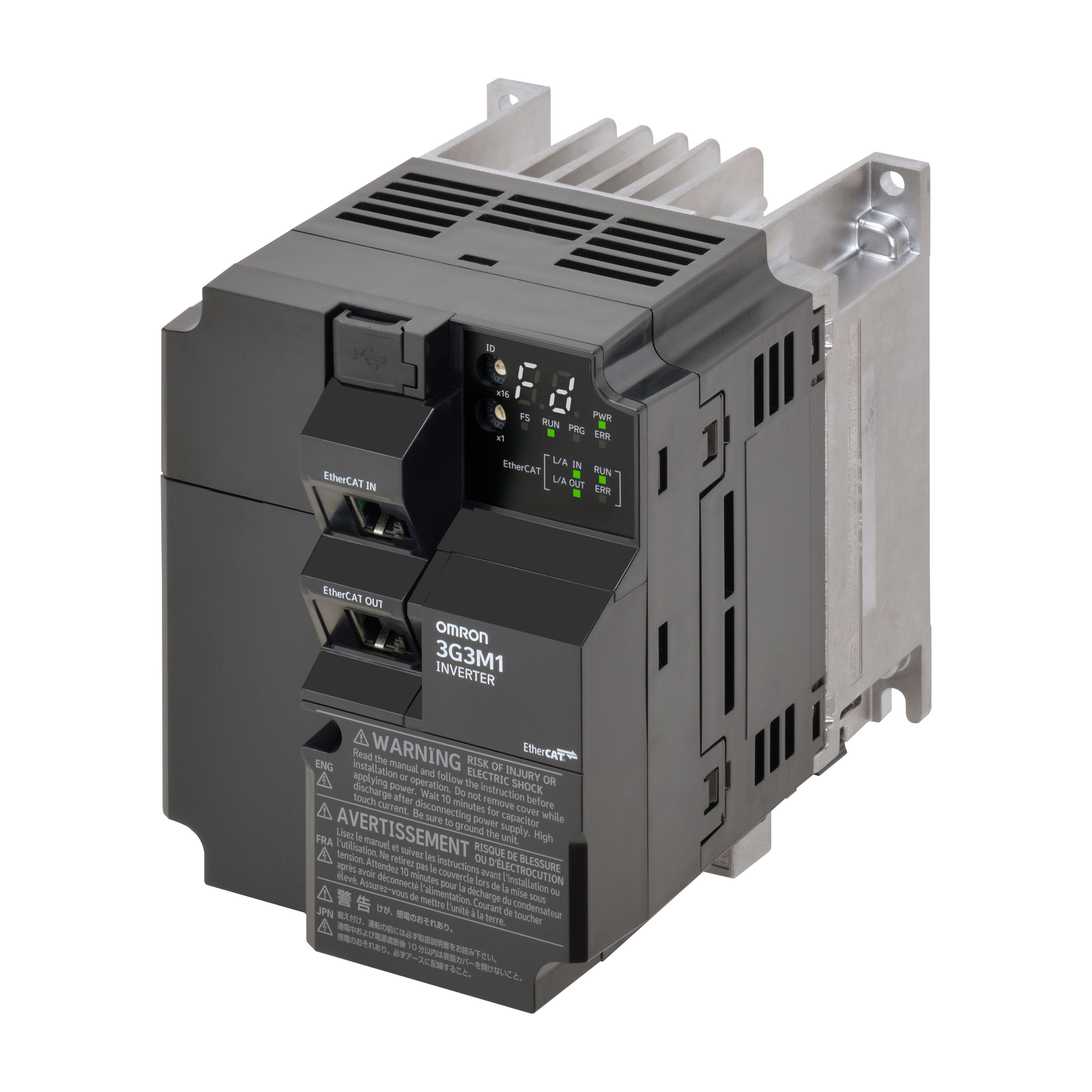 OMRON - OMR3G3M1AB015ECT INVERTER M1-ECT,200V 1-PH,1,5KW,8,0A(HHD