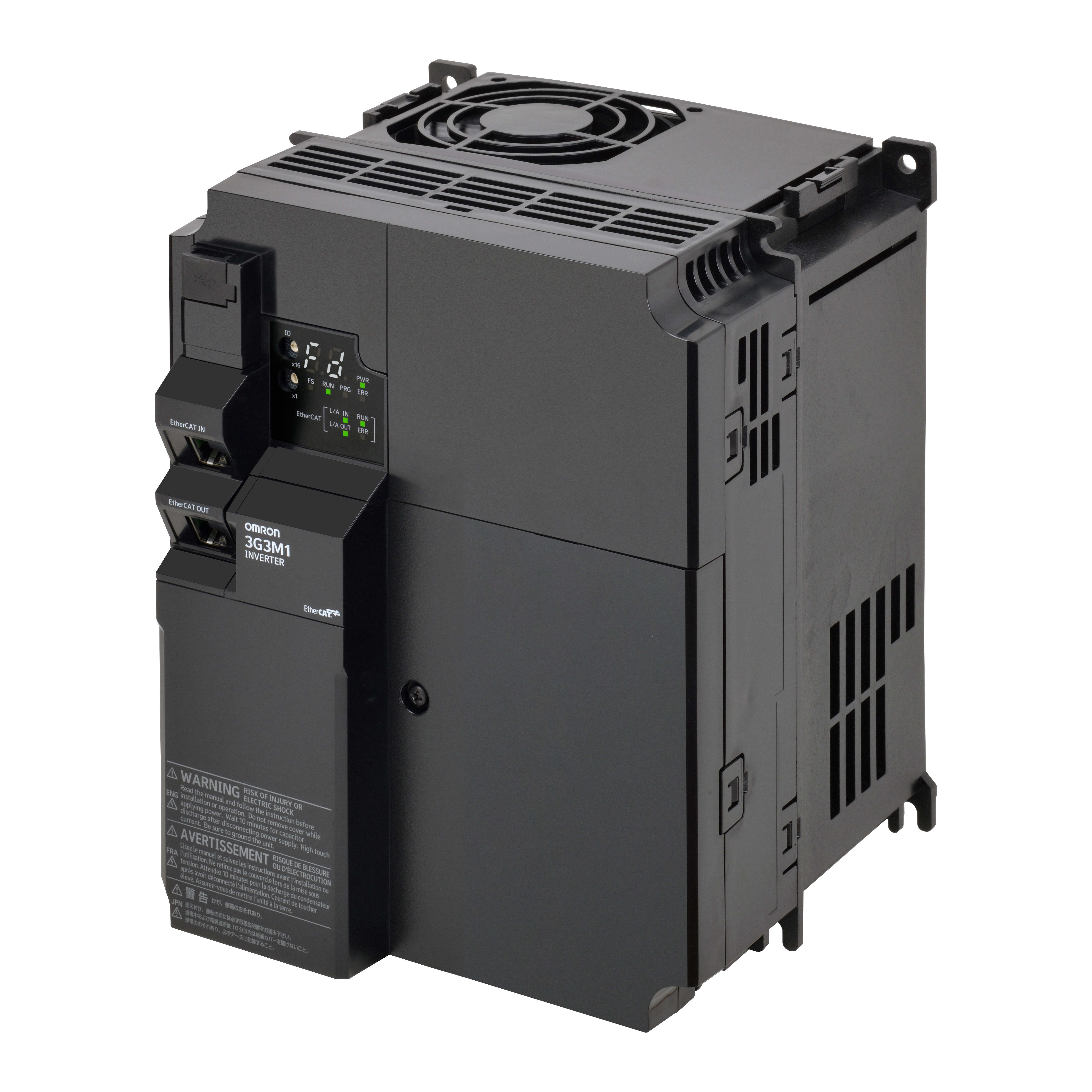 OMRON - OMR3G3M1AB037ECT INVERTER M1, 3,7 KW (HD), 17,5 A (HD), 2