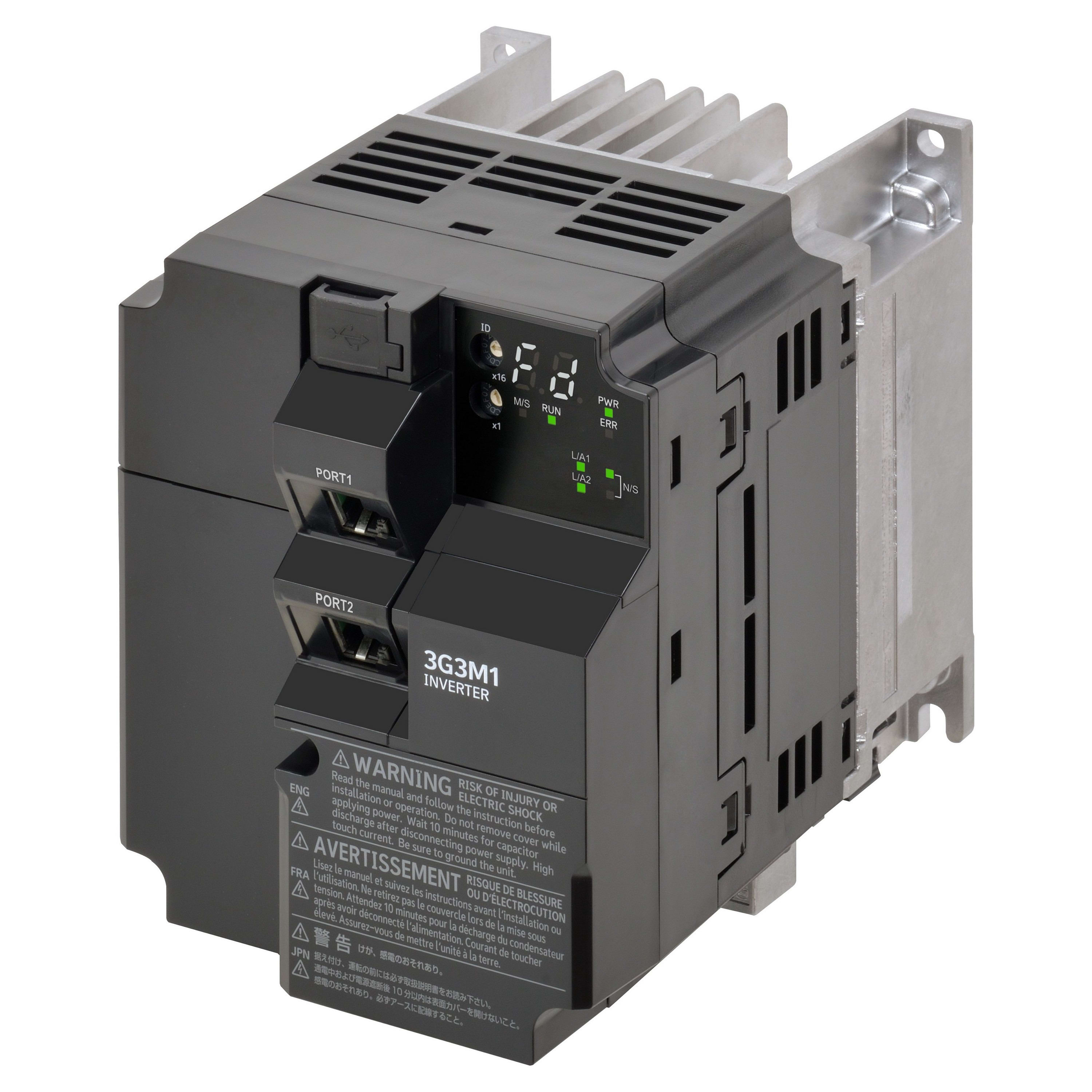 OMRON - OMR3G3M1A2022EMP M1, 2.2/3.0 KW,200VAC, 3 ,MULTI-PROTOCOL