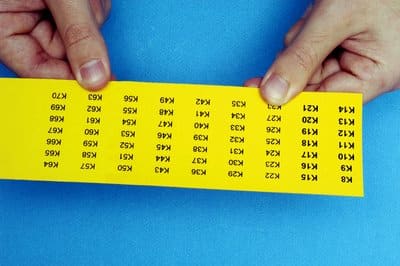 GRAFOPLAST SRL - GRA150/15 TARGHETTA PER BINARIO L=15 MM 500 PZ