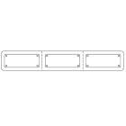 GRAFOPLAST SRL - GRASI2K301W TARGA ADES. FORATA 70X30MM BIANCO PMMA 2