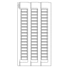 GRAFOPLAST SRL - GRASI2KAF6010BW T. MORSETTI BIANCO LUX CABUR 10X6 858P