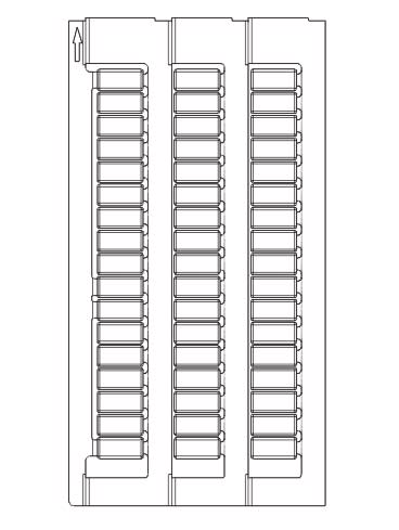 GRAFOPLAST SRL - GRASI2KAF5010RW T. MORSETTI  10X5  ENTRELEC 10X5  - 1056