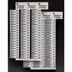 GRAFOPLAST SRL - GRASIHF50LW TESSERA A BANDIERA WEID 6X5 MM 960 PZ