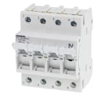 SIEMENS - SIE5SG76610KK16 SEZ.SC.MINIZED D01 16A 3P+N FUS. 2-16A