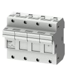 SIEMENS - SIE3NW7162 BASE SEZ.X FUS. CIL.14X51 50A 3P+N SEGN.