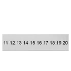 SIEMENS - SIE8WH81201AB15 TARGHETTA FRONT. 4,2MM LONG. 11-20