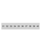 SIEMENS - SIE8WH81203AB35 TARGHETTA FRONT. 6,2MM LONG. 31-40