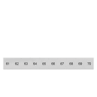 SIEMENS - SIE8WH81204AB65 TARGHETTA FRONT. 8,2MM LONG. 61-70