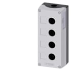 SIEMENS - SIE3SU18540AA000AB1 PULSANTIERA VUOTA GRIGIA 4 FORI