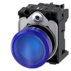 SIEMENS - SIE3SU11526AA501AA0 IND.LUM.BLU LENTE LISCIA LED 24V UC