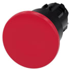 SIEMENS - SIE3SU10001BA200AA0 PULS. FUNGO ROSSO SBLOCCO TRAZIONE 40MM
