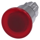 SIEMENS - SIE3SU10511ED200AA0 PULS.LUM.FUNGO ROSSO 3POSIZIONI 40MM