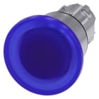 SIEMENS - SIE3SU10511BA500AA0 PULS.LUM.FUNGO BLU SBLOC. TRAZ. 40MM