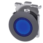 SIEMENS - SIE3SU10610JA500AA0 PULS.LUM.PASSO-PASSO BLU 30MM