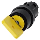 SIEMENS - SIE3SU10004JF110AA0 SEL.KEY 73033 GIALLO 2POS 0-I, 0+I