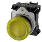 SIEMENS - SIE3SU11066AA301AA0 IND.LUM.GIALLO LENTE LISCIA LED 230V AC
