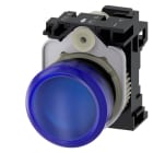 SIEMENS - SIE3SU11026AA503AA0 IND.LUM.BLU LENTE LISC.MOLL.LED 24V UC