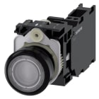 SIEMENS - SIE3SU11020AB703FA0 PULS.LUM.PLAST.TRASP MOMEN.1NO+1NC LED24