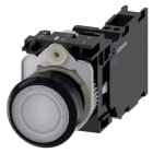 SIEMENS - SIE3SU11060AB603FA0 PULS.LUM.PLAST.BIANC MOMEN.1NO+1NC LED23