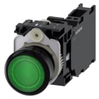 SIEMENS - SIE3SU11060AB403FA0 PULS.LUM.PLAST.VERD.MOMENT 1NO+1NC LED23