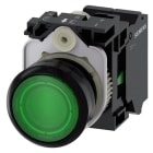 SIEMENS - SIE3SU11020AB403BA0 PULS.LUM. VERDE MOLLA LED 24V UC 1NA