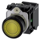 SIEMENS - SIE3SU11020AB303BA0 PULS.LUM. GIALLO MOLLA LED24V UC 1NA