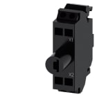 SIEMENS - SIE3SU14012BG203AA0 PORT. LED ROSSO MONT. BASE MOLL 6-24V UC