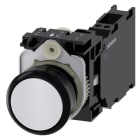 SIEMENS - SIE3SU11000AB603FA0 PULS. MOMENT.PLAST.BIANC 1NO+1NC MOLL