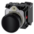 SIEMENS - SIE3SU11000AB103CA0 PULS. PIATTO NERO MOLLA 1NC