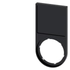 SIEMENS - SIE3SU19000AJ100AA0 PORTA TARGH. 27X27MM SERIE ROT. PIATTA