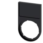 SIEMENS - SIE3SU19000AH100AA0 PORTA TARGH. 17,5X27MM SERIE ROT. PIATTA