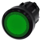 SIEMENS - SIE3SU10010AD400AA0 PULS.LUM.VERDE LENTE LISCIA