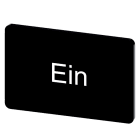 SIEMENS - SIE3SU19000AD160AB0 TARGH.ADES. NERA 17,5X27MM SCRIT. EIN