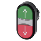 SIEMENS - SIE3SU10013AB420AN0 PULS.LUM.DOPPIO PIATTO VERDE-ROSSO ?-?