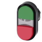 SIEMENS - SIE3SU10003BB420AA0 PULS. DOPPIO PIATTO VERDE-SPORG. ROSSO