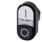 SIEMENS - SIE3SU10003BB610AK0 PULS. DOPPIO PIATT BIANCO-SPORG NERO I-O