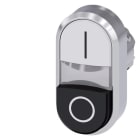 SIEMENS - SIE3SU10503BB610AK0 PULS. DOPPIO PIATT BIANCO-SPORG NERO I-O