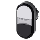 SIEMENS - SIE3SU10003AB610AA0 PULS. DOPPIO PIATTO BIANCO-NERO