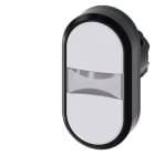 SIEMENS - SIE3SU10013AB660AA0 PULS.LUM.DOPPIO PIATTO BIANCO-BIANCO